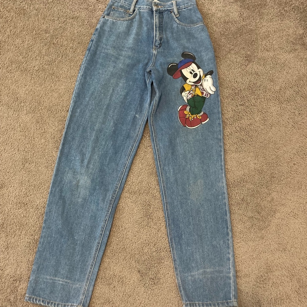 Vintage Mickey jeans